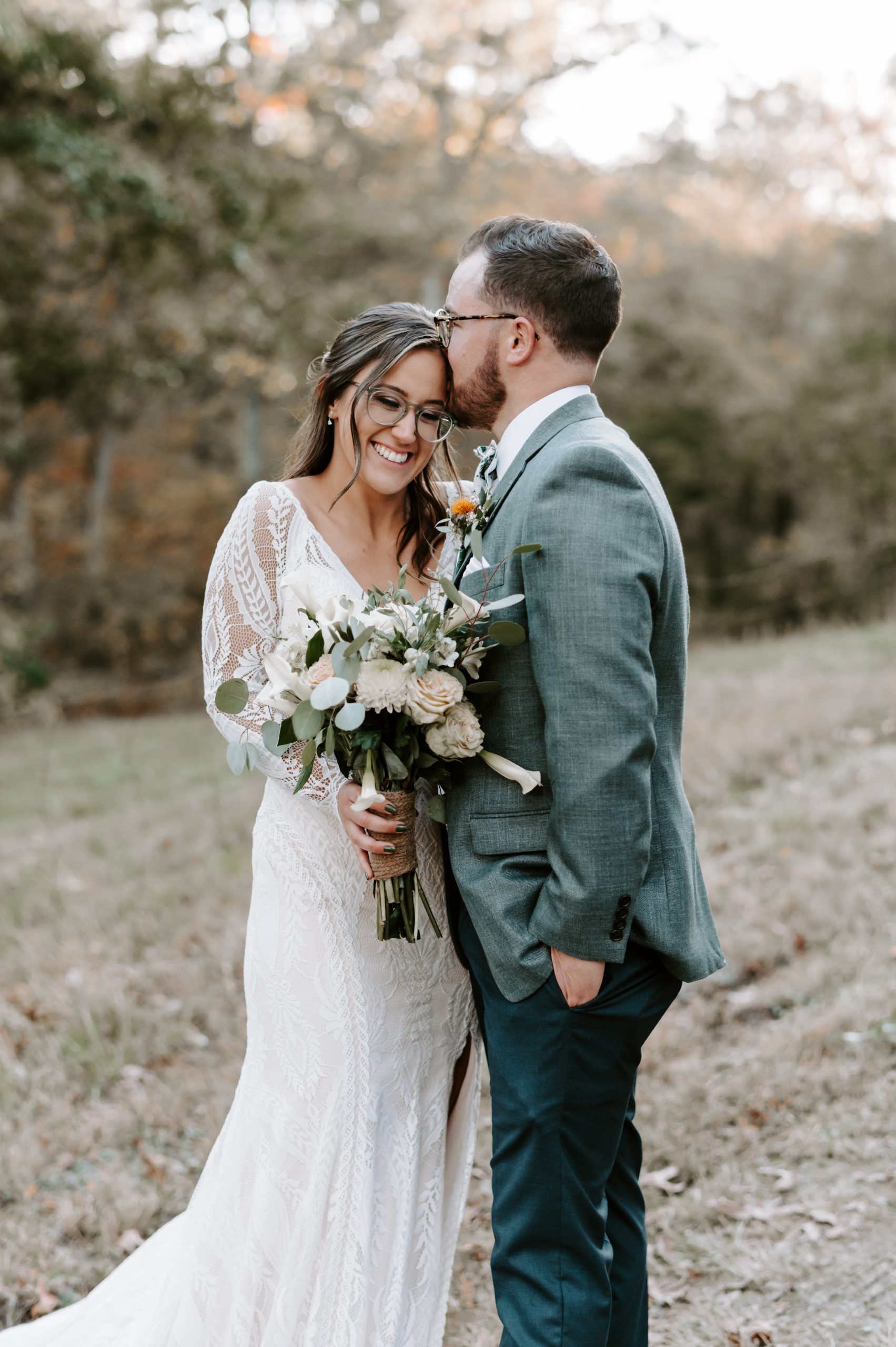 rustic backyard wedding
