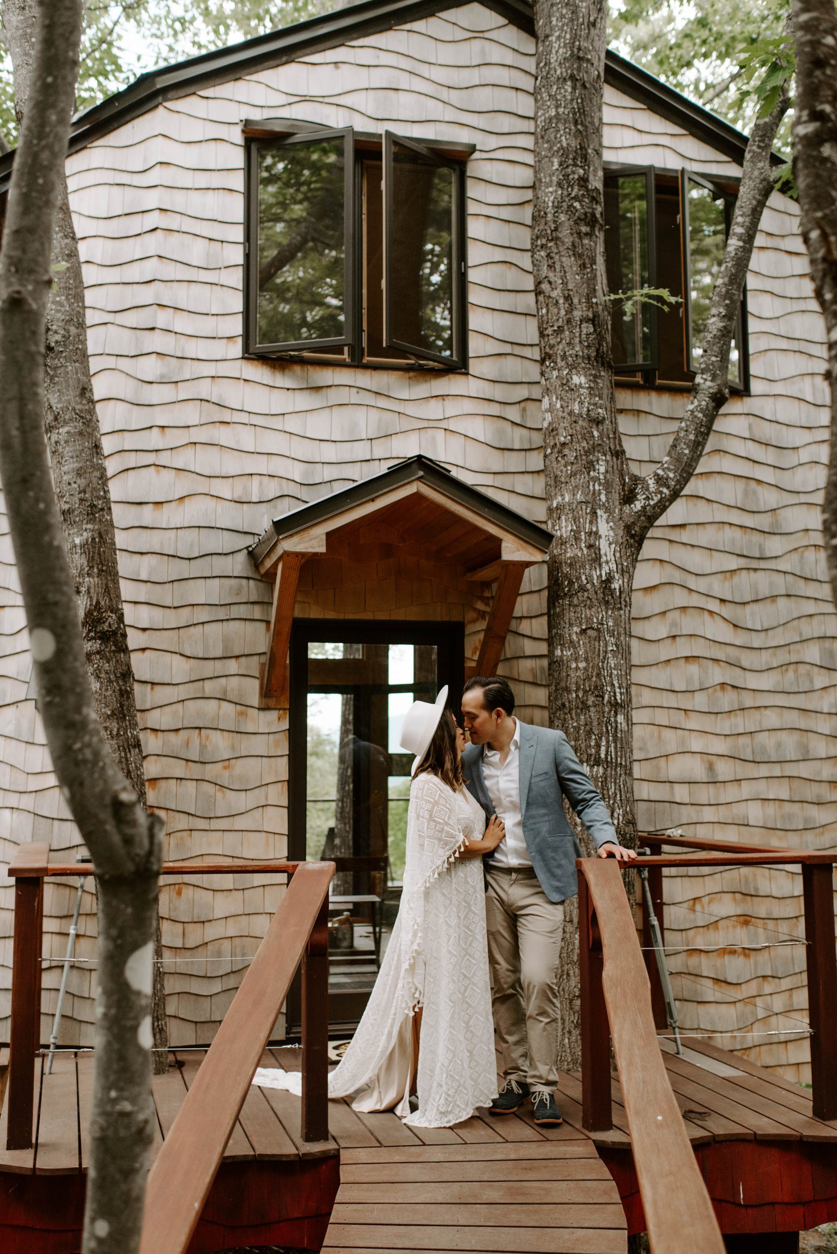 treehouse elopement new hampshire