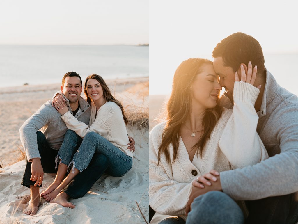 engagement session on the cape