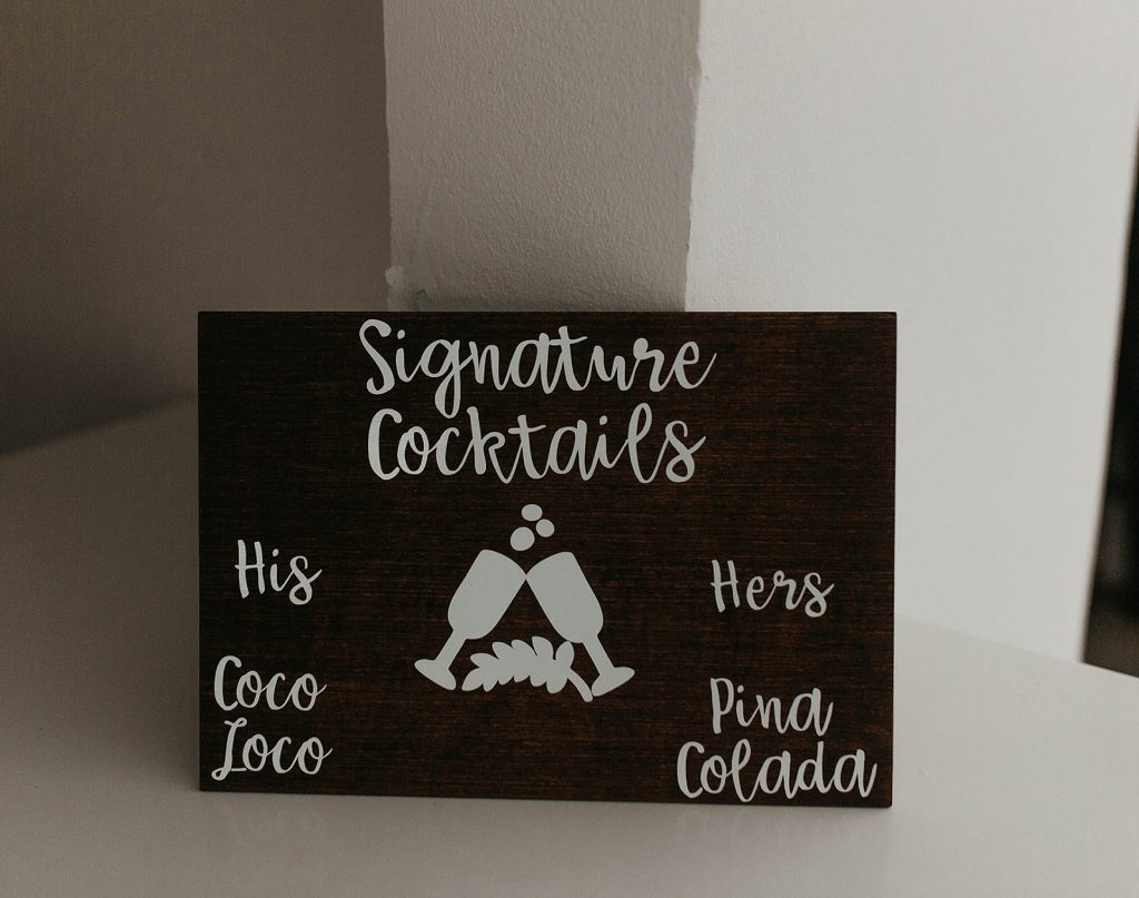 wedding signature cocktails