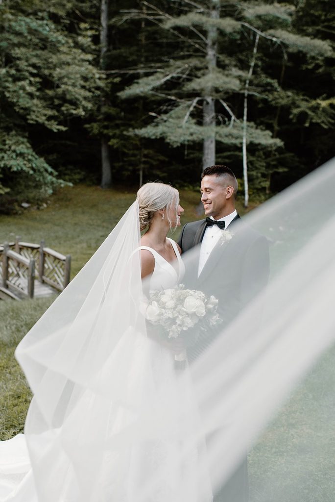 bride and groom portrait