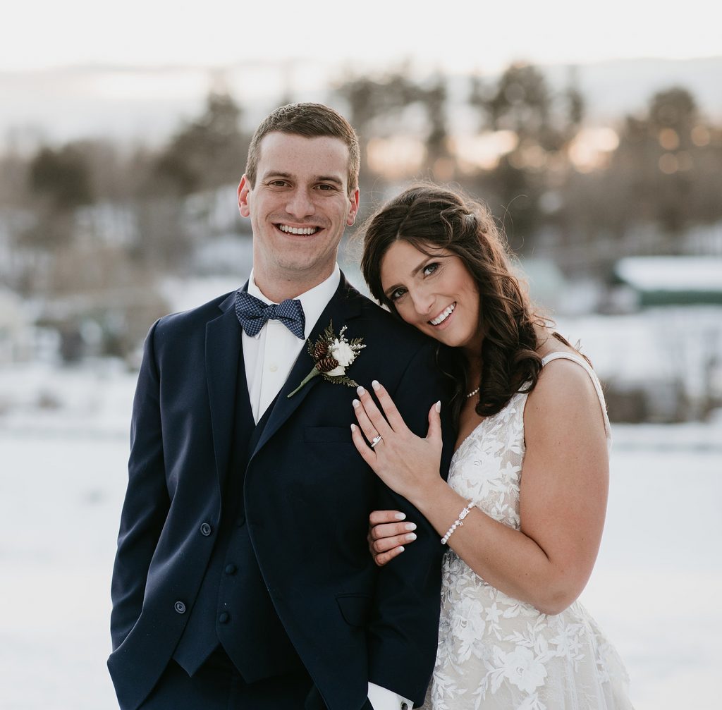 bride and groom portraits