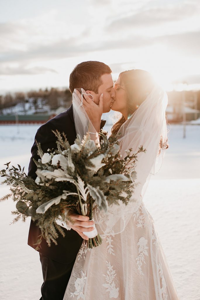 bride and groom portraits