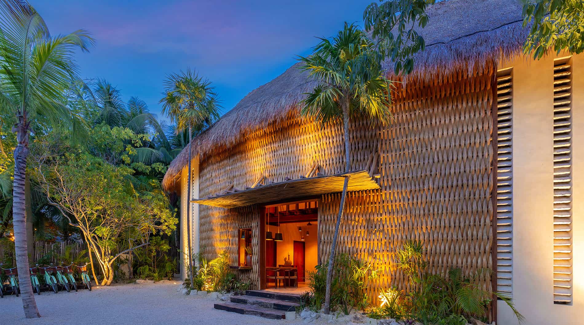 Tropical wedding destinations tulum beach jungle gym