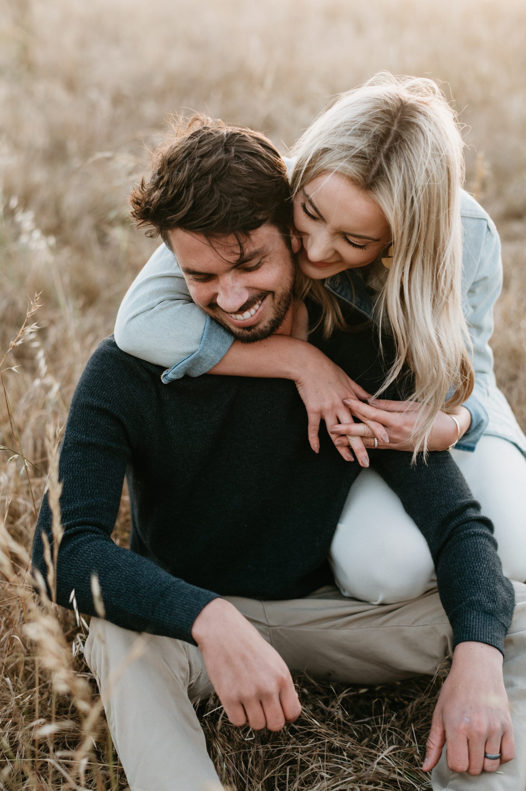 sunset engagement