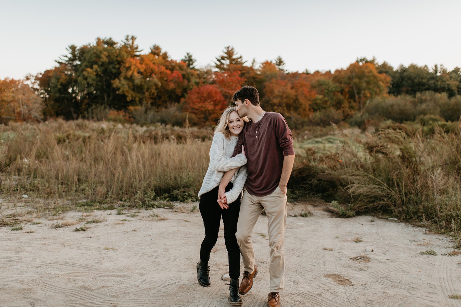 fall engagement session
